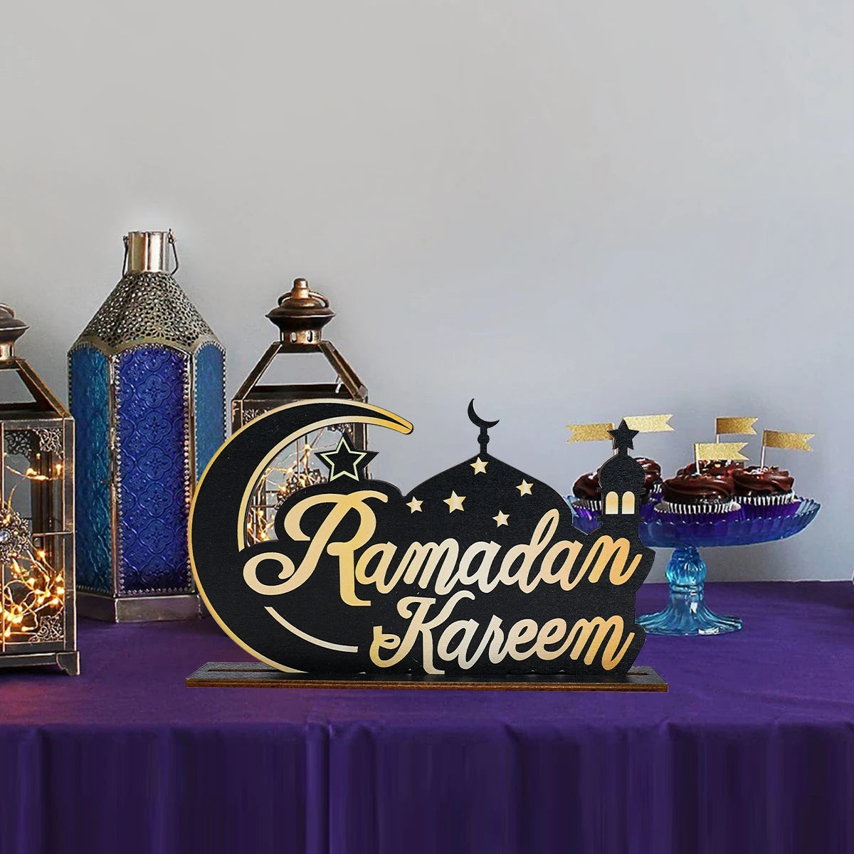 Ramadan Decoration en Bois
